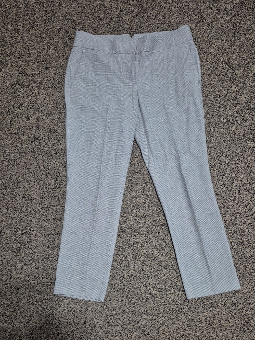 LOFT Petites Light Gray Marisa Tailored Pants